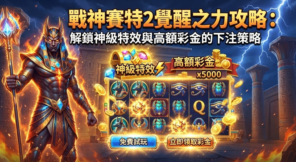 戰神賽特2覺醒之力攻略:解鎖神級特效與高額彩金的下注策略